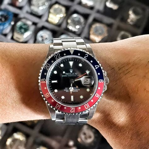 rolex emas merah muda perempuan